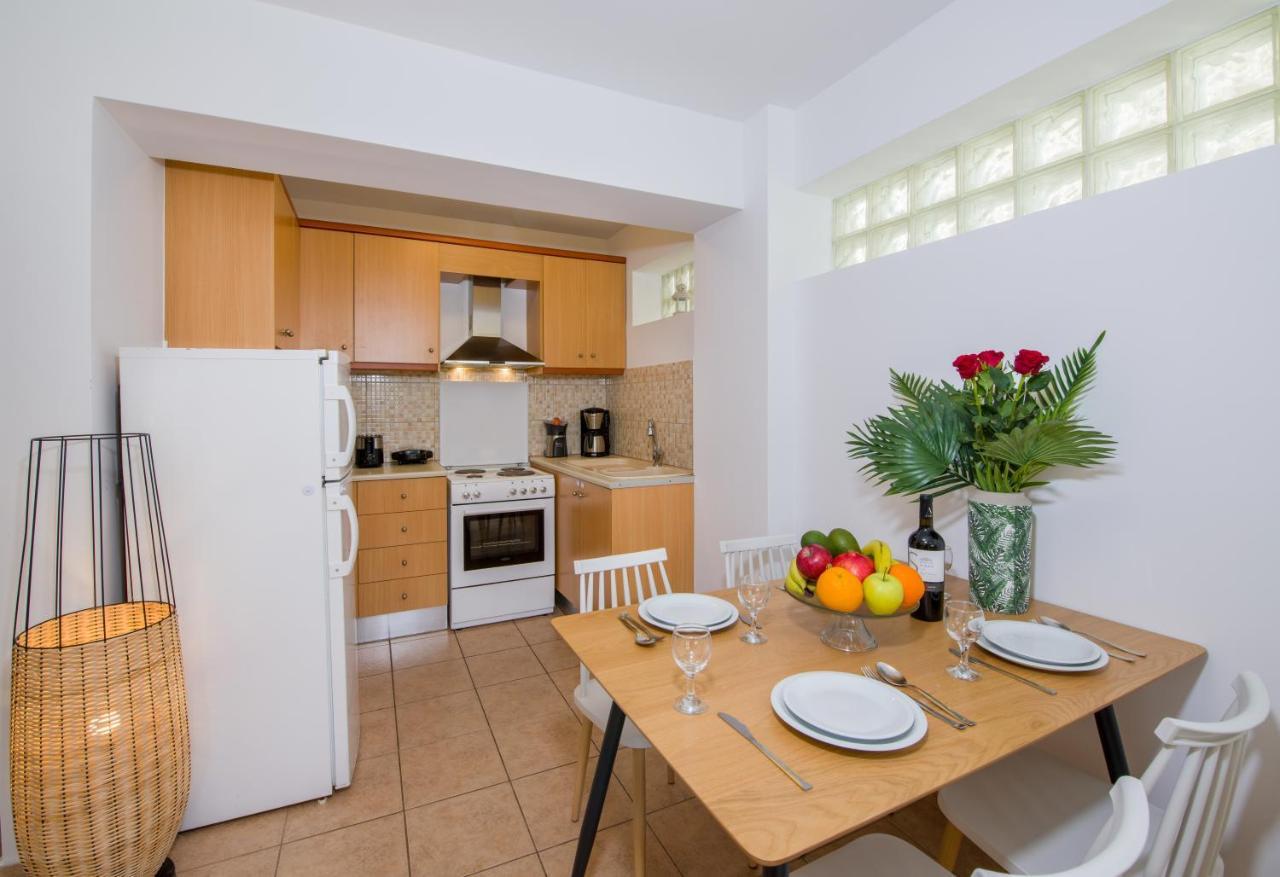 Manolia Dream Apartment 30M To The Beach Agia Marina  Bagian luar foto