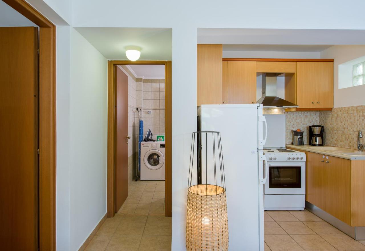Manolia Dream Apartment 30M To The Beach Agia Marina  Bagian luar foto