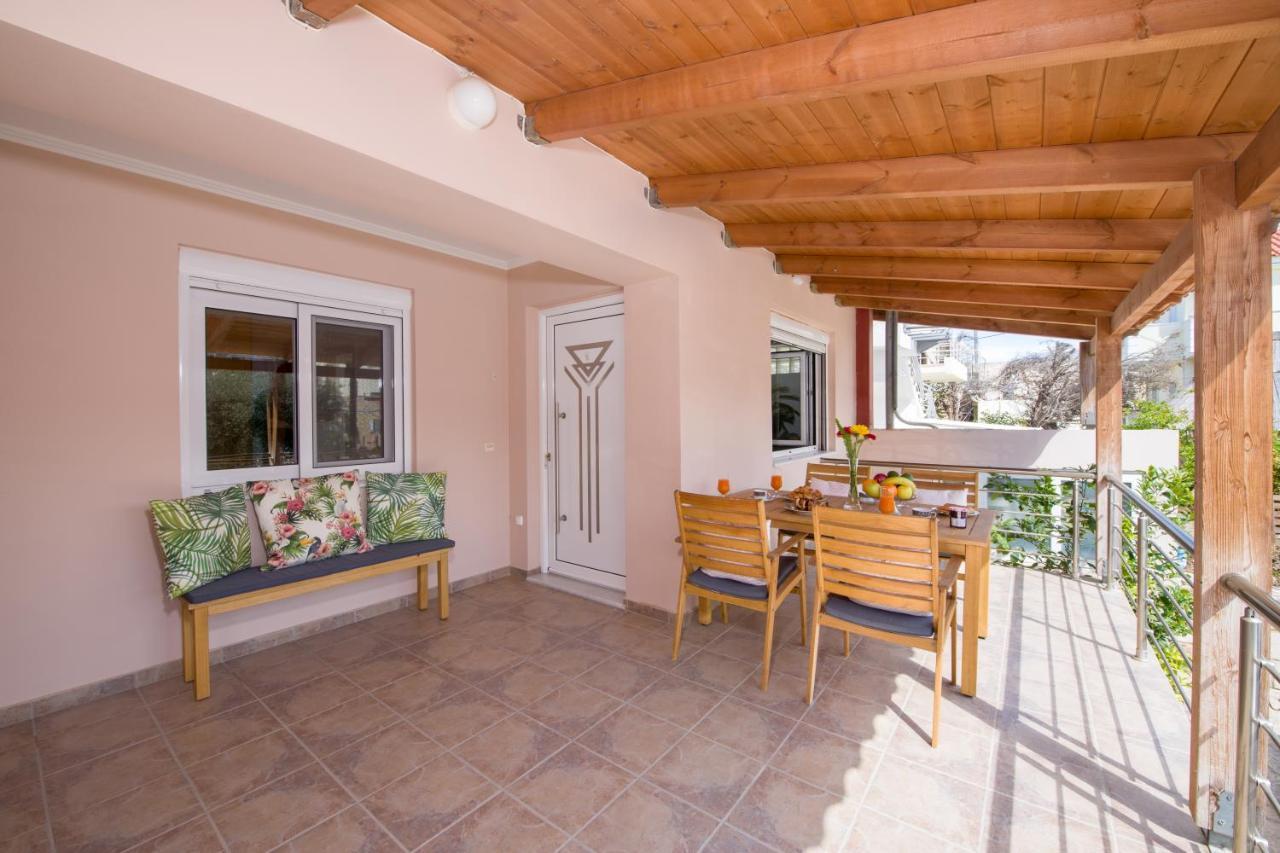 Manolia Dream Apartment 30M To The Beach Agia Marina  Bagian luar foto