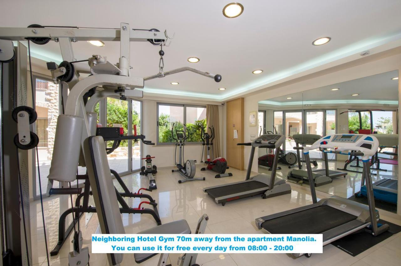 Manolia Dream Apartment 30M To The Beach Agia Marina  Bagian luar foto