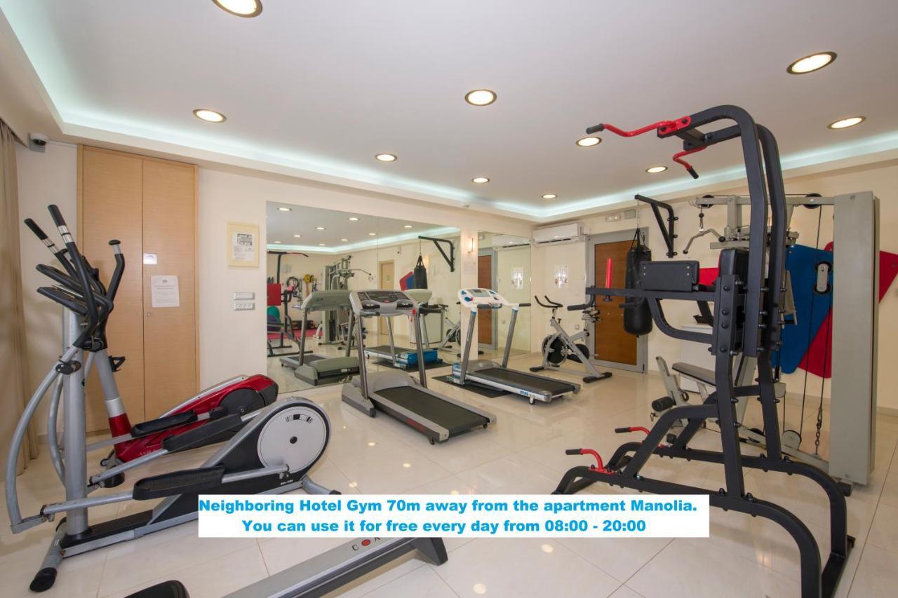 Manolia Dream Apartment 30M To The Beach Agia Marina  Bagian luar foto